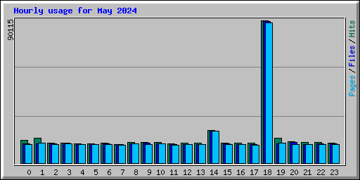Hourly usage for May 2024